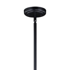 Kassidy 4L Dual Mount Linear Chandelier or Vanity Light Black and Natural Brass - Orvon Lighting