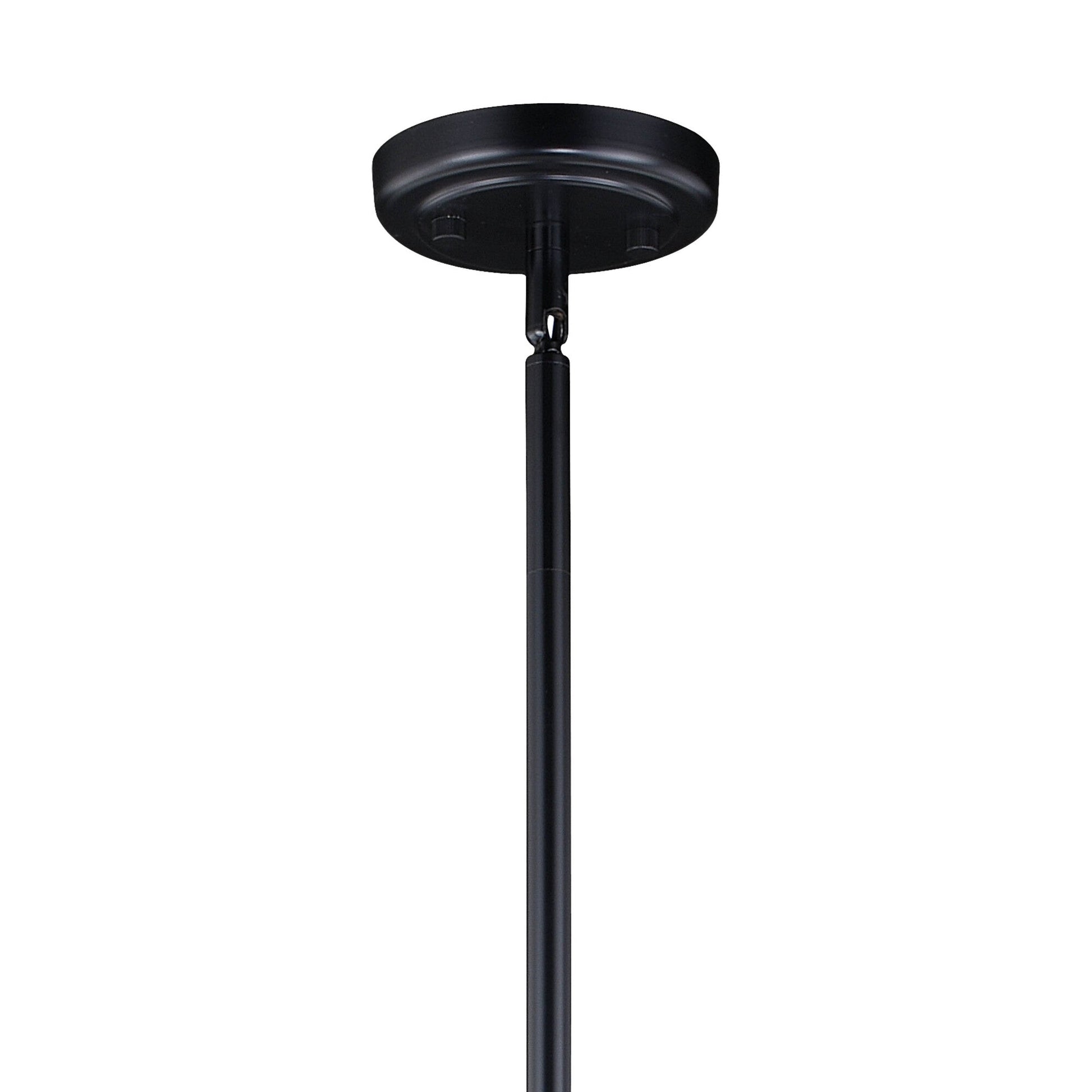 Kassidy 4L Dual Mount Linear Chandelier or Vanity Light Black and Natural Brass - Orvon Lighting