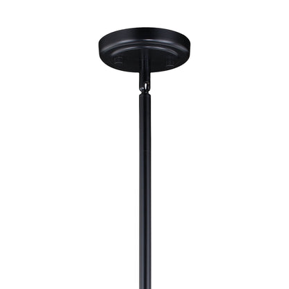 Kassidy 4L Dual Mount Linear Chandelier or Vanity Light Black and Natural Brass - Orvon Lighting
