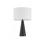 Keefer 1 Light Table Lamp in Flat Black - Orvon Lighting