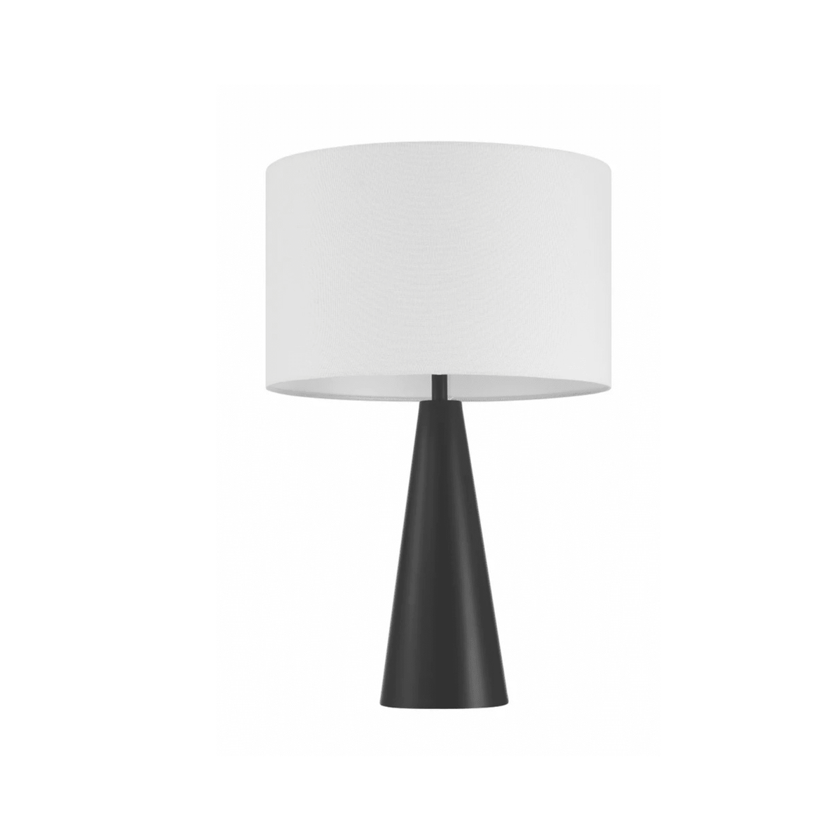 Keefer 1 Light Table Lamp in Flat Black - Orvon Lighting