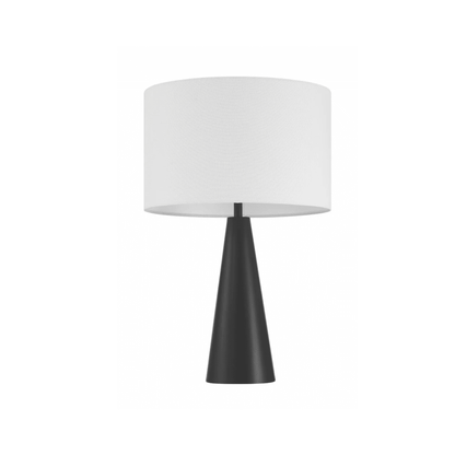 Keefer 1 Light Table Lamp in Flat Black - Orvon Lighting