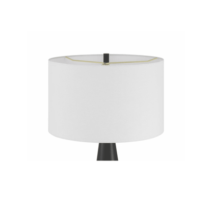 Keefer 1 Light Table Lamp in Flat Black - Orvon Lighting