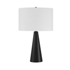 Keefer 1 Light Table Lamp in Flat Black - Orvon Lighting