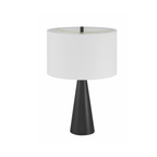 Keefer 1 Light Table Lamp in Flat Black - Orvon Lighting