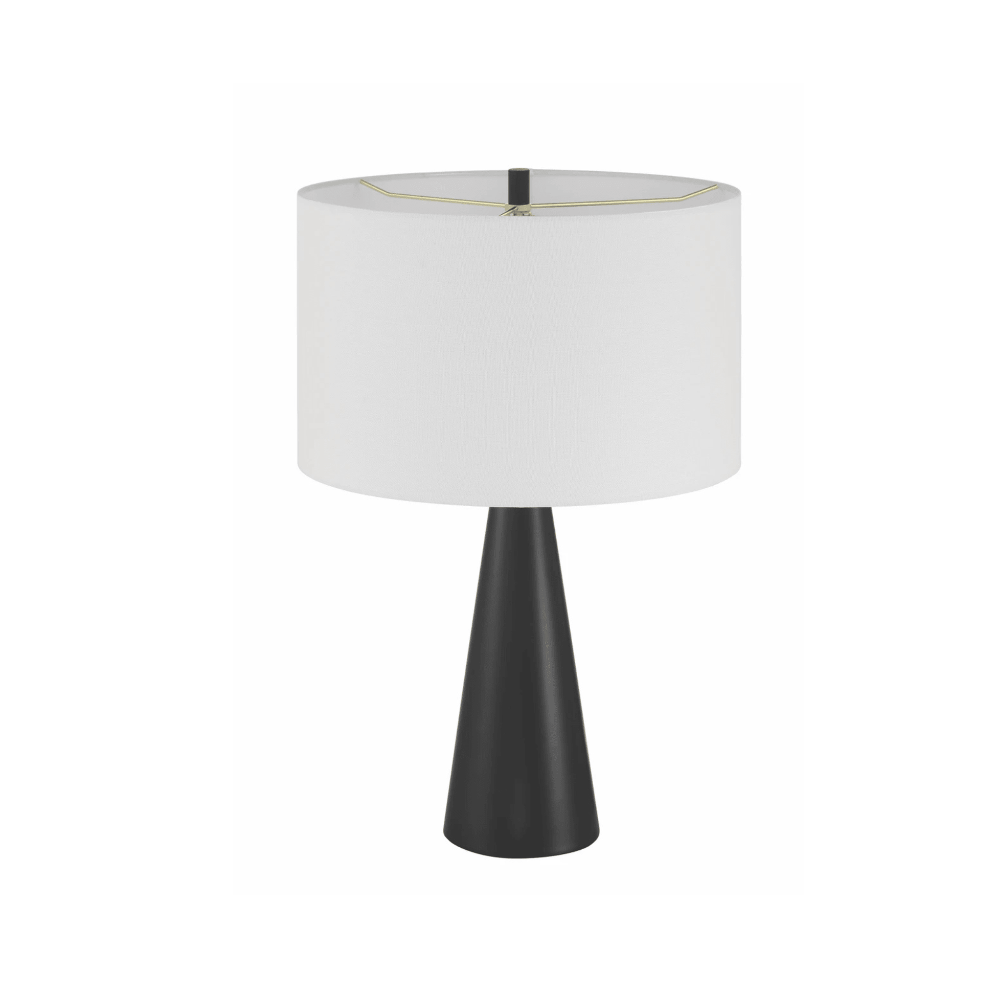 Keefer 1 Light Table Lamp in Flat Black - Orvon Lighting