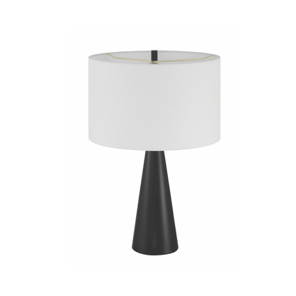 Keefer 1 Light Table Lamp in Flat Black - Orvon Lighting