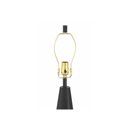 Keefer 1 Light Table Lamp in Flat Black - Orvon Lighting