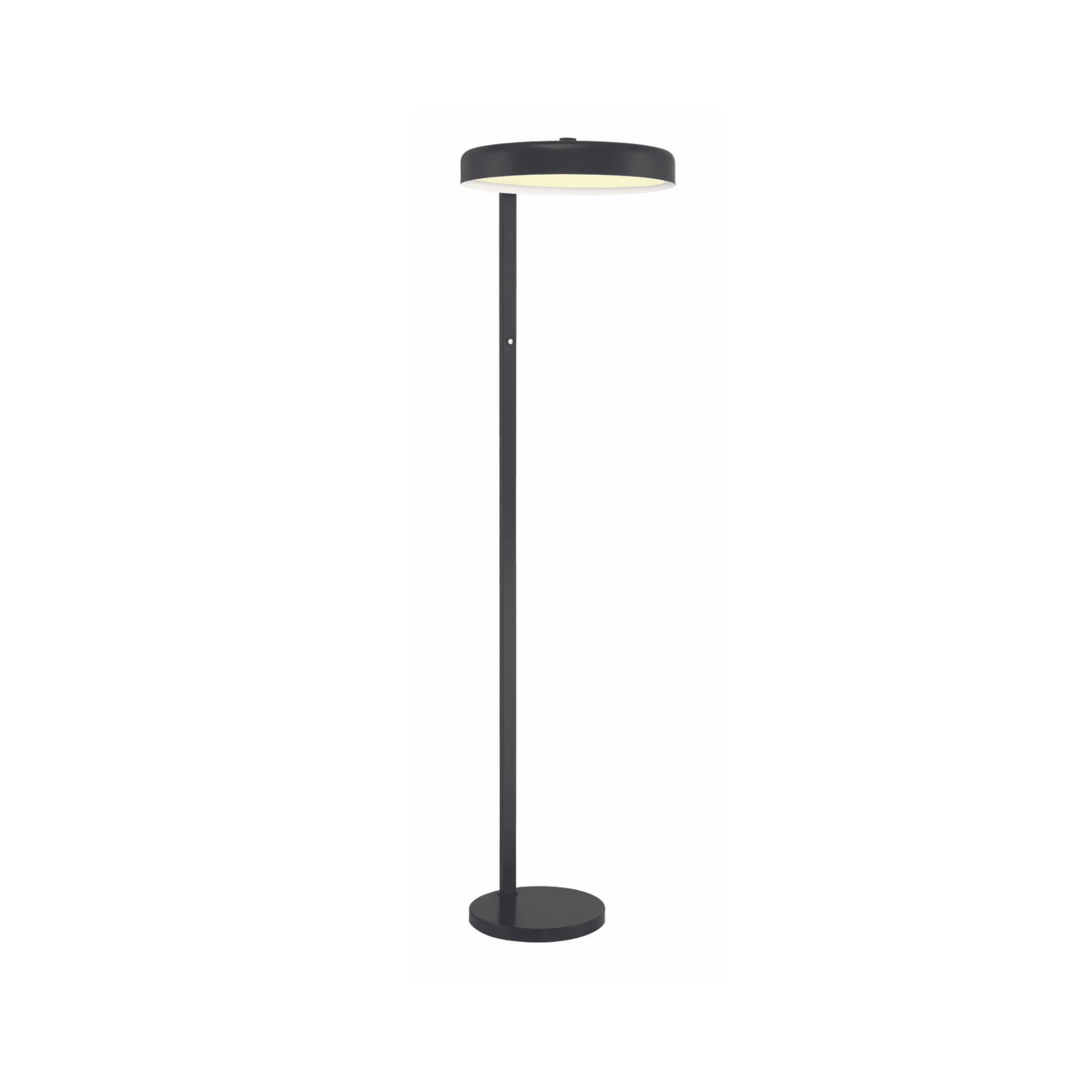 Keeva 57.05 inch 28 watt Flat Black Floor Lamp Portable Light - Orvon Lighting