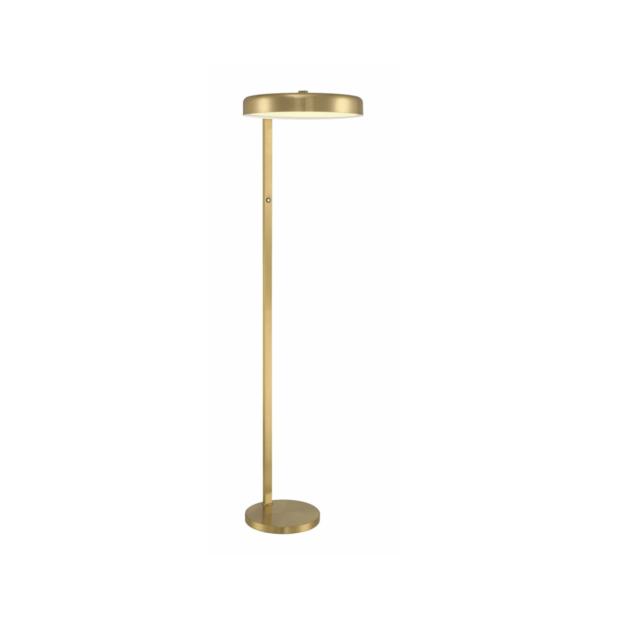Keeva 57.05 inch 28 watt Flat Black Floor Lamp Portable Light - Orvon Lighting
