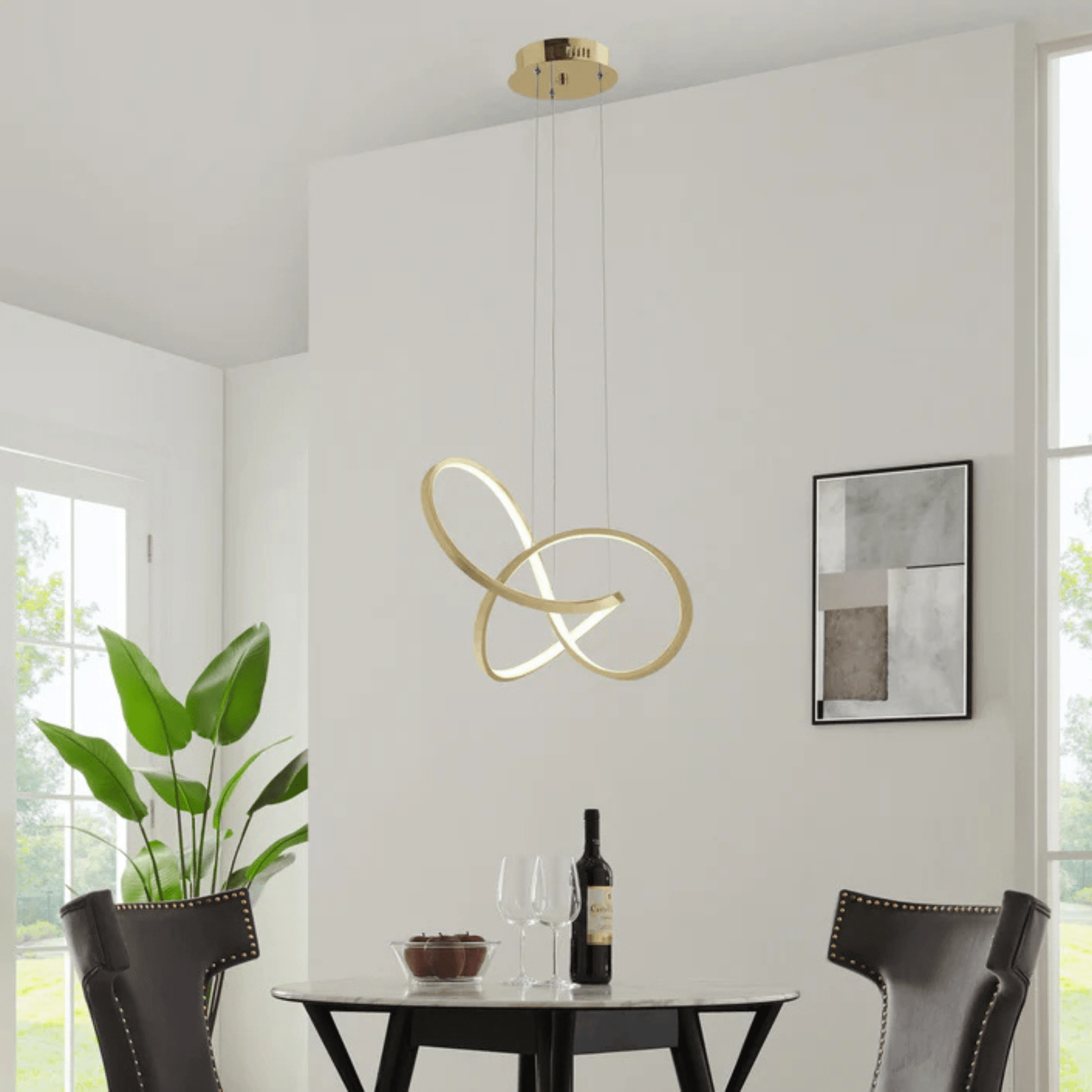 Knotted LED Dimmable Chandelier - Orvon Lighting