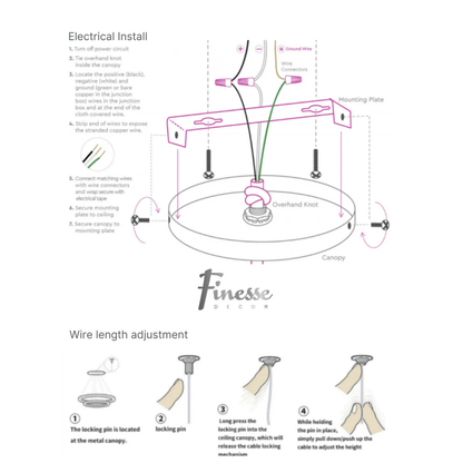 Knotted LED Dimmable Chandelier - Orvon Lighting