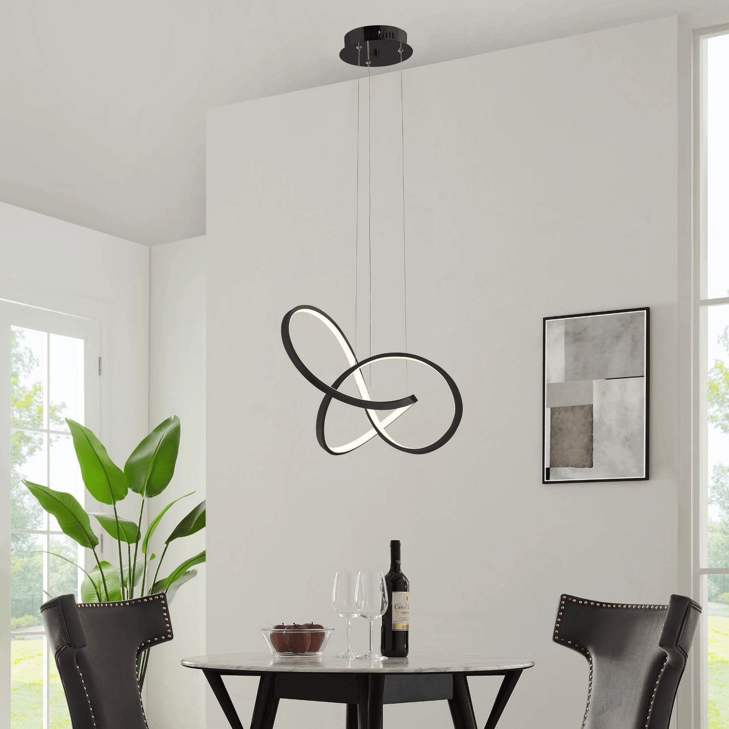 Knotted LED Dimmable Chandelier - Orvon Lighting