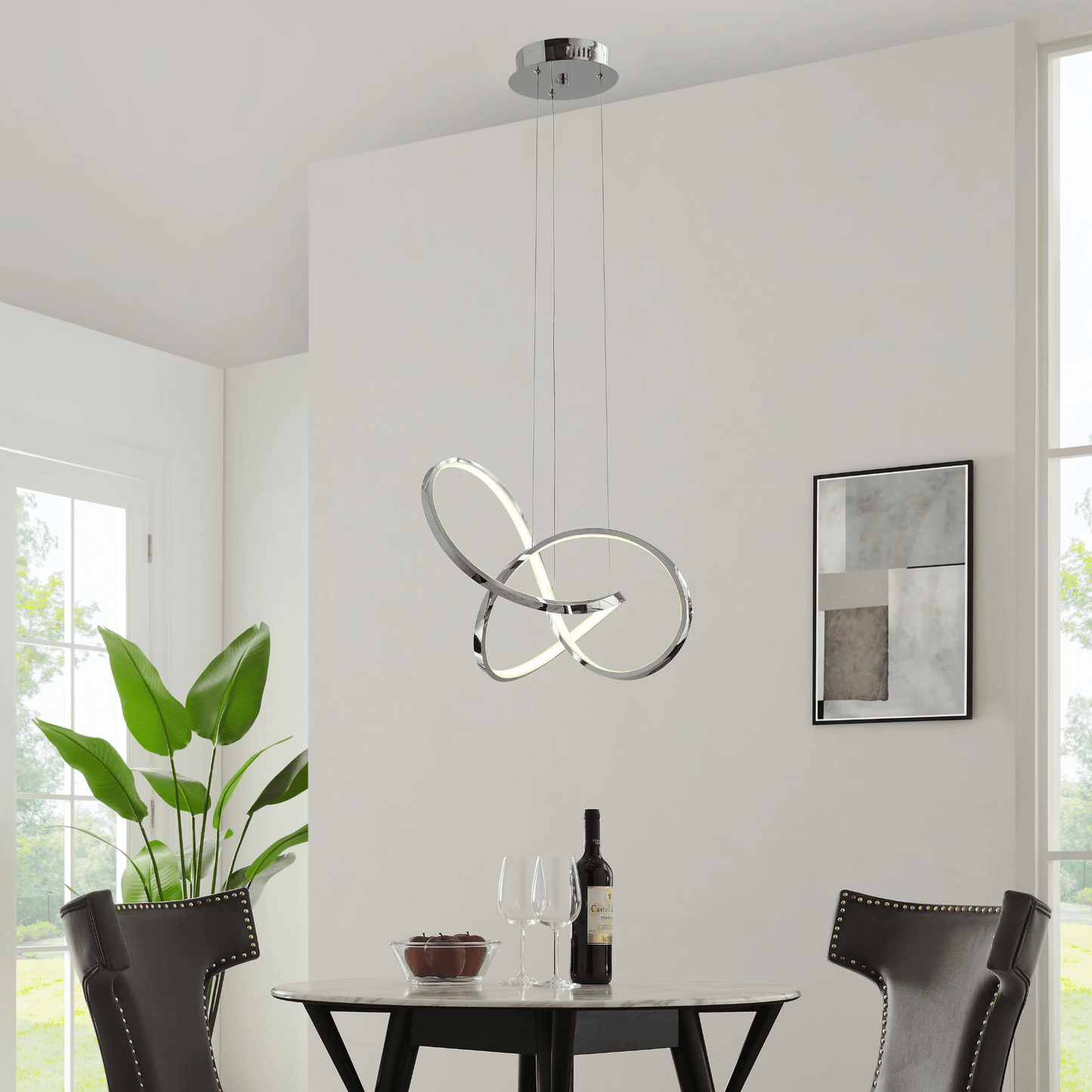 Knotted LED Dimmable Chandelier - Orvon Lighting