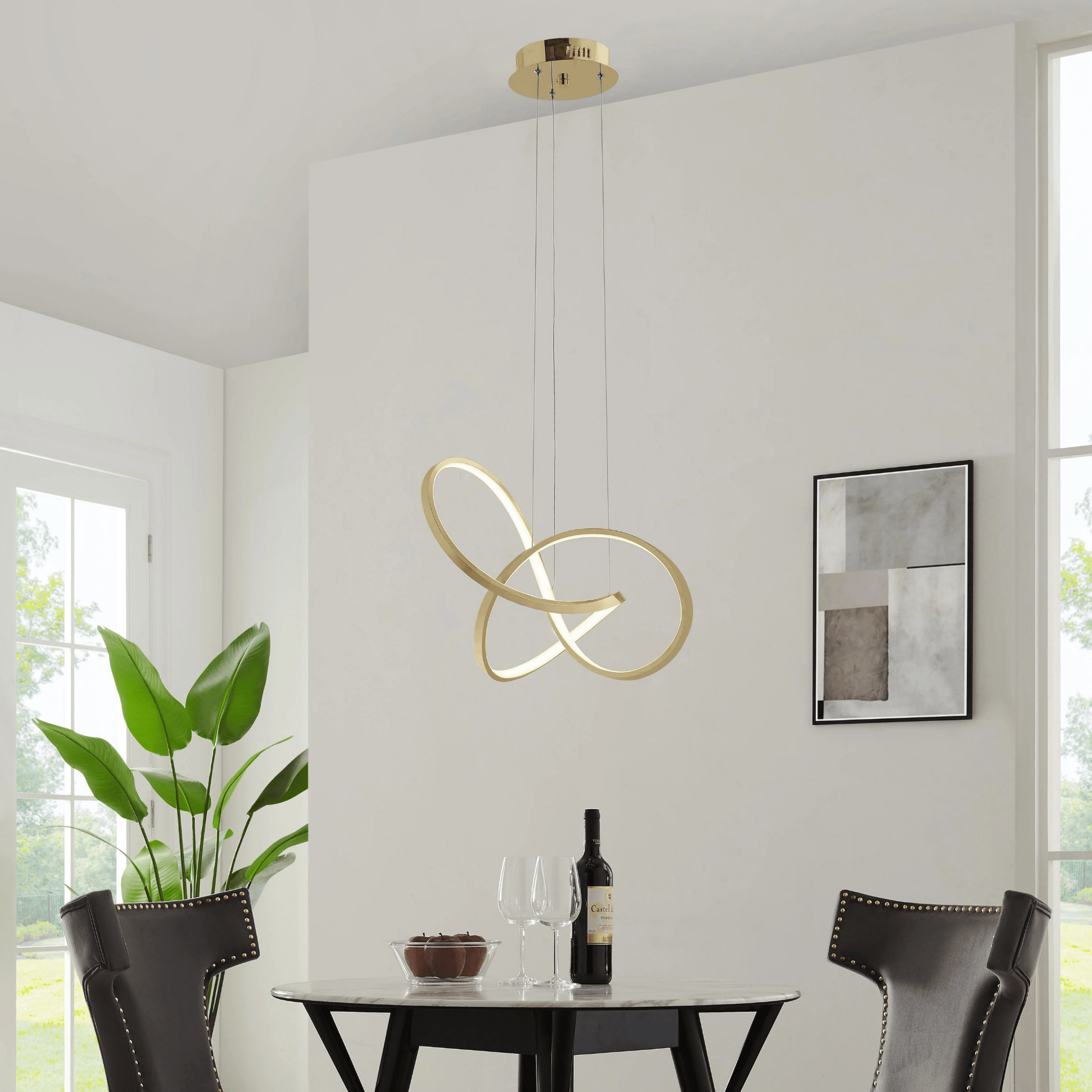 Knotted LED Dimmable Chandelier - Orvon Lighting