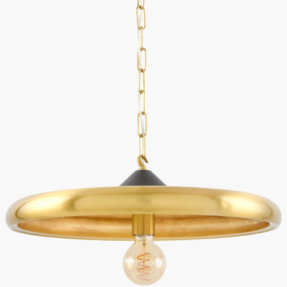 Surya Kyren 19.7" L × 19.7" W Pendant – Brass