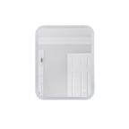LED Lighted Mirror 30 X 23.98 inch White Mirror - Orvon Lighting