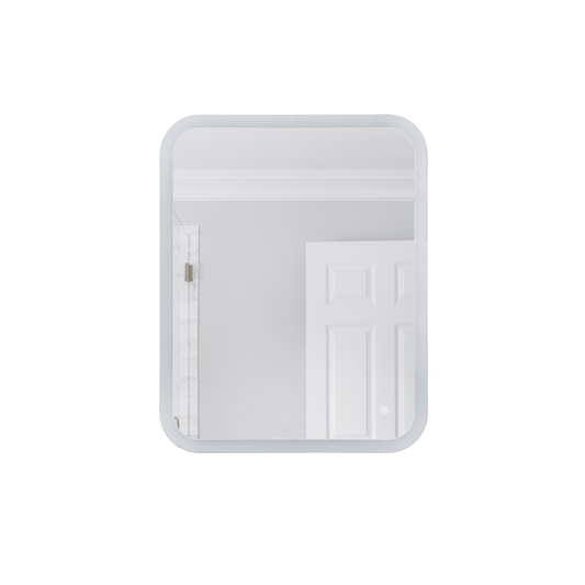 LED Lighted Mirror 30 X 23.98 inch White Mirror - Orvon Lighting
