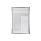 LED Lighted Mirror 35.98 X 23.98 inch Flat Black Mirror - Orvon Lighting