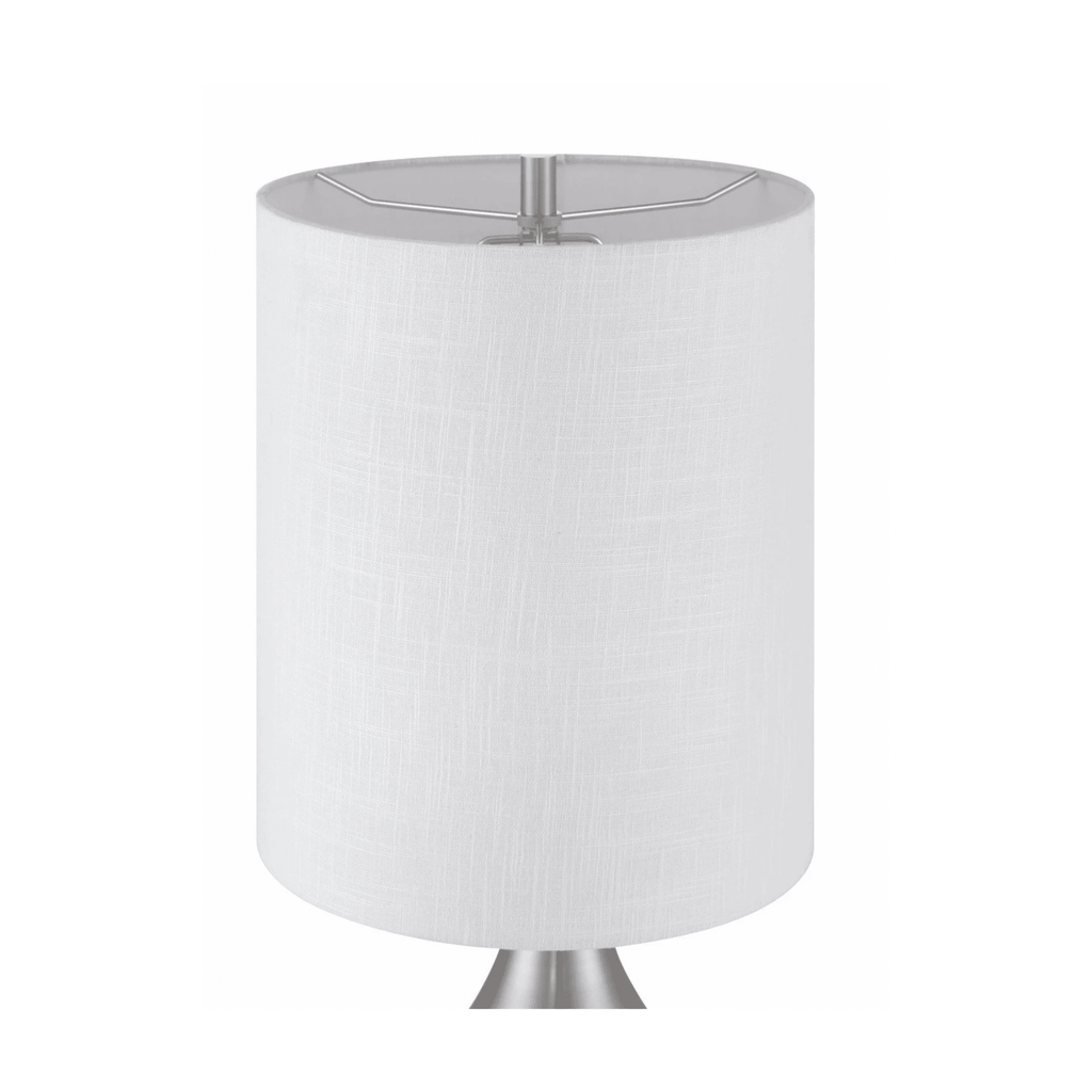 Leri 28.8 inch Brushed Polished Nickel Table Lamp Portable Light - Orvon Lighting
