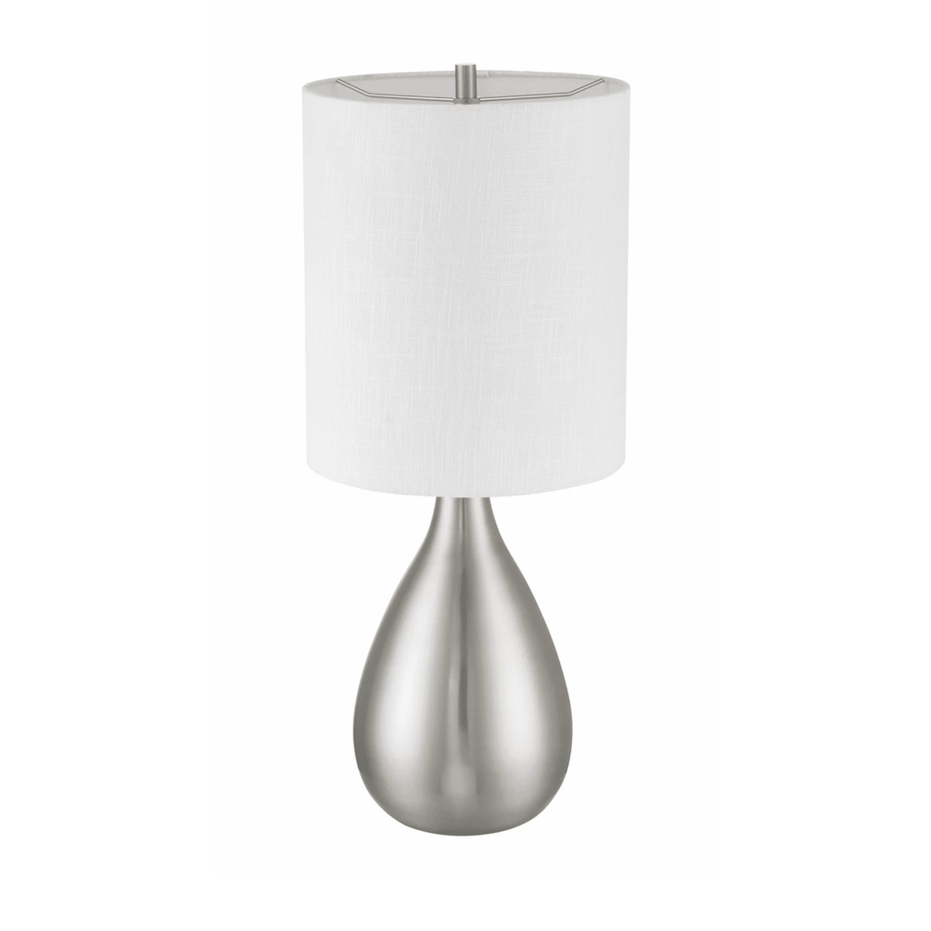 Leri 28.8 inch Brushed Polished Nickel Table Lamp Portable Light - Orvon Lighting