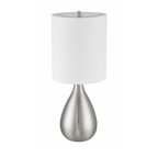 Leri 28.8 inch Brushed Polished Nickel Table Lamp Portable Light - Orvon Lighting