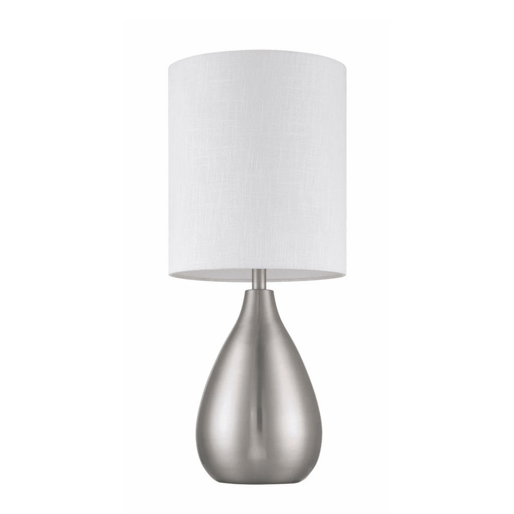 Leri 28.8 inch Brushed Polished Nickel Table Lamp Portable Light - Orvon Lighting