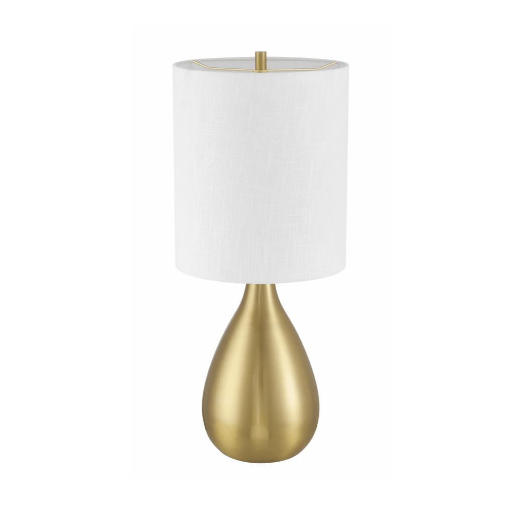Leri 28.8 inch Brushed Polished Nickel Table Lamp Portable Light - Orvon Lighting