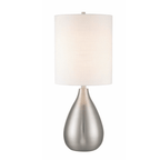 Leri 28.8 inch Brushed Polished Nickel Table Lamp Portable Light - Orvon Lighting