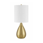 Leri 28.8 inch Brushed Polished Nickel Table Lamp Portable Light - Orvon Lighting