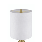 Leri 28.8 inch Brushed Polished Nickel Table Lamp Portable Light - Orvon Lighting