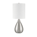 Leri 28.8 inch Brushed Polished Nickel Table Lamp Portable Light - Orvon Lighting