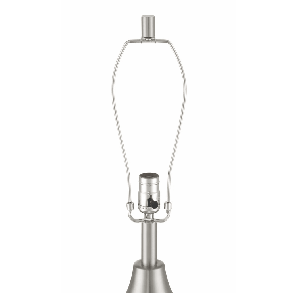 Leri 28.8 inch Brushed Polished Nickel Table Lamp Portable Light - Orvon Lighting