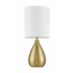 Leri 28.8 inch Brushed Polished Nickel Table Lamp Portable Light - Orvon Lighting