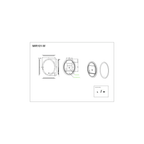 Lighted 30 X 24 inch White Mirror, Oval - Orvon Lighting