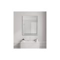 Lighted 30 X 24 inch White Mirror, Rectangular - Orvon Lighting
