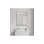 Lighted 30 X 24 inch White Mirror, Rectangular - Orvon Lighting