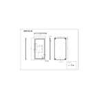 Lighted 60 X 32 inch White Mirror, Rectangle - Orvon Lighting