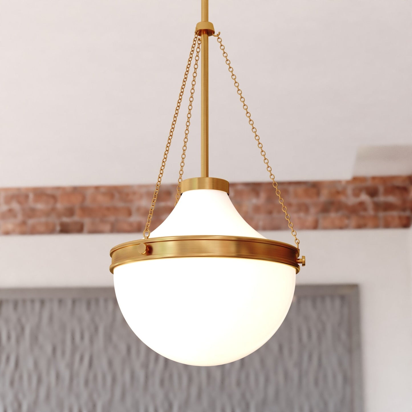 Lincoln 12.75 - in. W 1 Light Pendant - Orvon Lighting