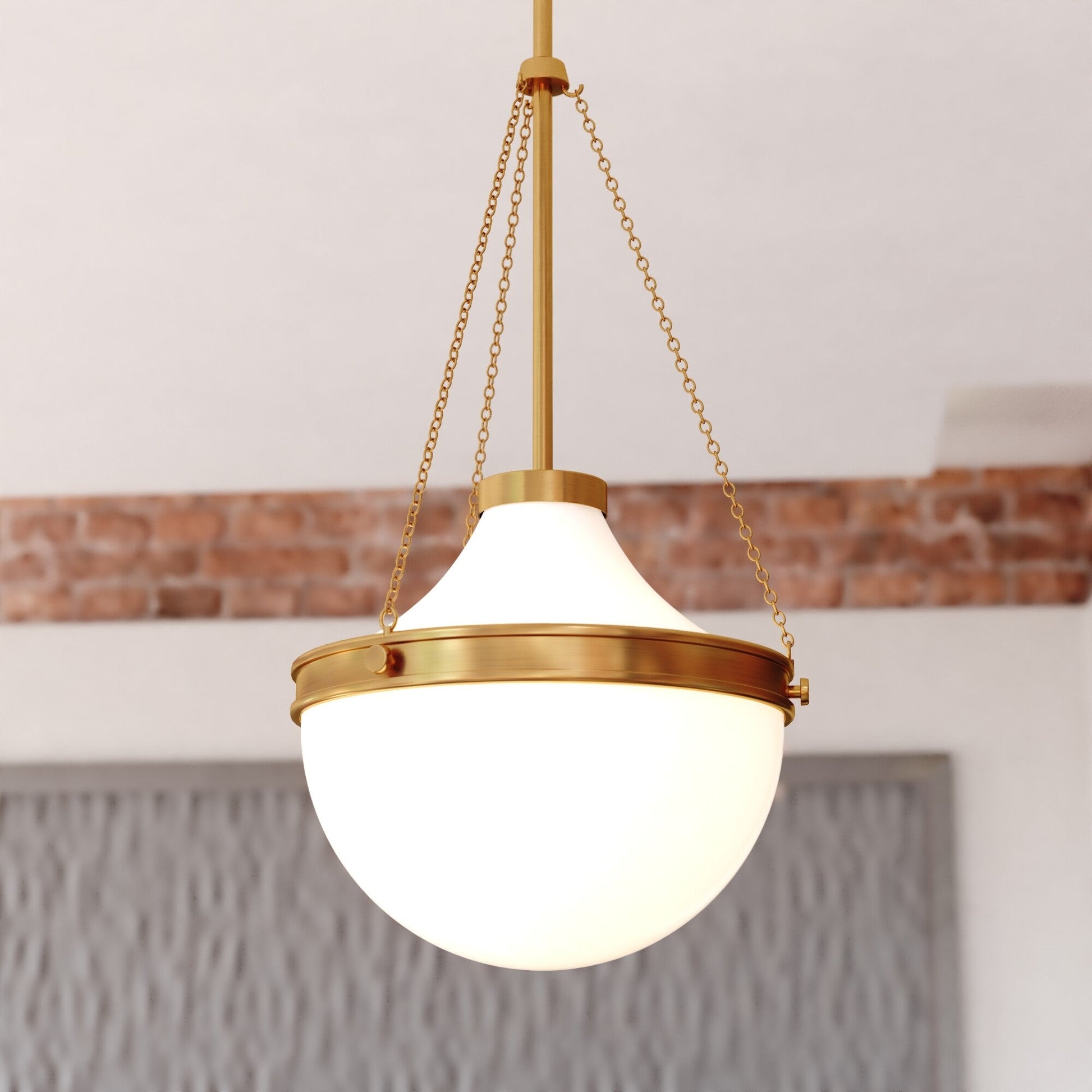 Lincoln 12.75 - in. W 1 Light Pendant - Orvon Lighting