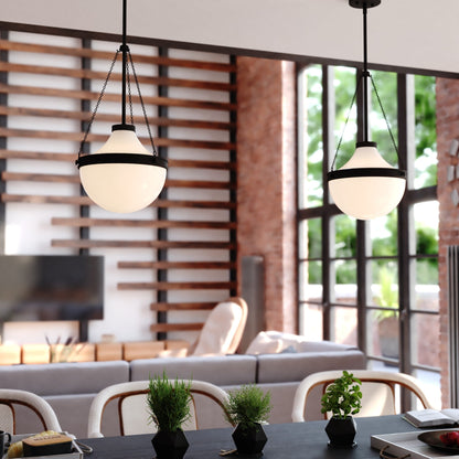 Lincoln 12.75 - in. W 1 Light Pendant - Orvon Lighting