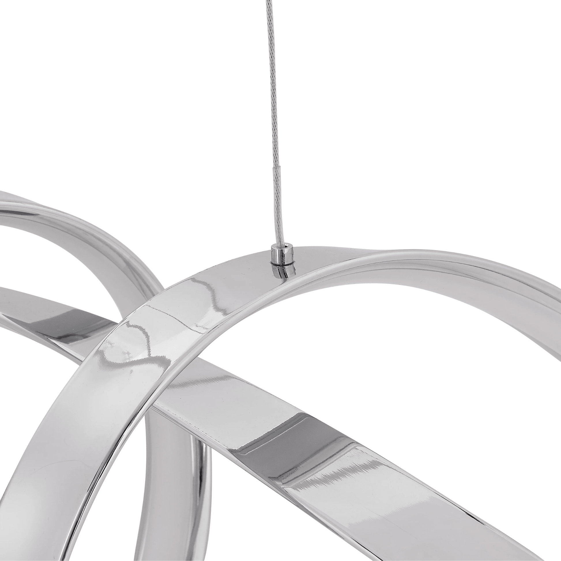Lisbon LED Chandelier Chrome - Orvon Lighting