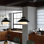 Loomis 15 - in. 1 Light Pendant Matte Black - Orvon Lighting