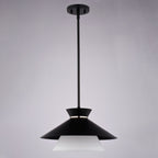 Loomis 15 - in. 1 Light Pendant Matte Black - Orvon Lighting