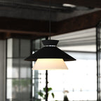 Loomis 15 - in. 1 Light Pendant Matte Black - Orvon Lighting