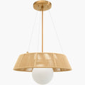 Surya Liradis 18" L × 18" W Pendant – Copper, Brown