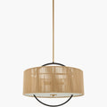 Surya Liradis 20" L × 20" W Chandelier – Black, Brown