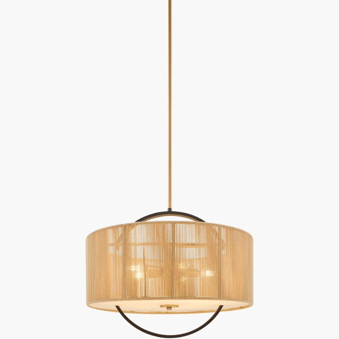 Surya Liradis 20" L × 20" W Chandelier – Black, Brown additional view