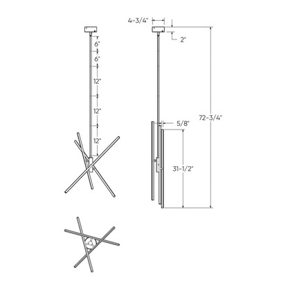 Luxury 32″ LED Pendant Light - Orvon Lighting