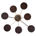 Madison 7L Chandelier Architectural Bronze and Natural Brass - Orvon Lighting